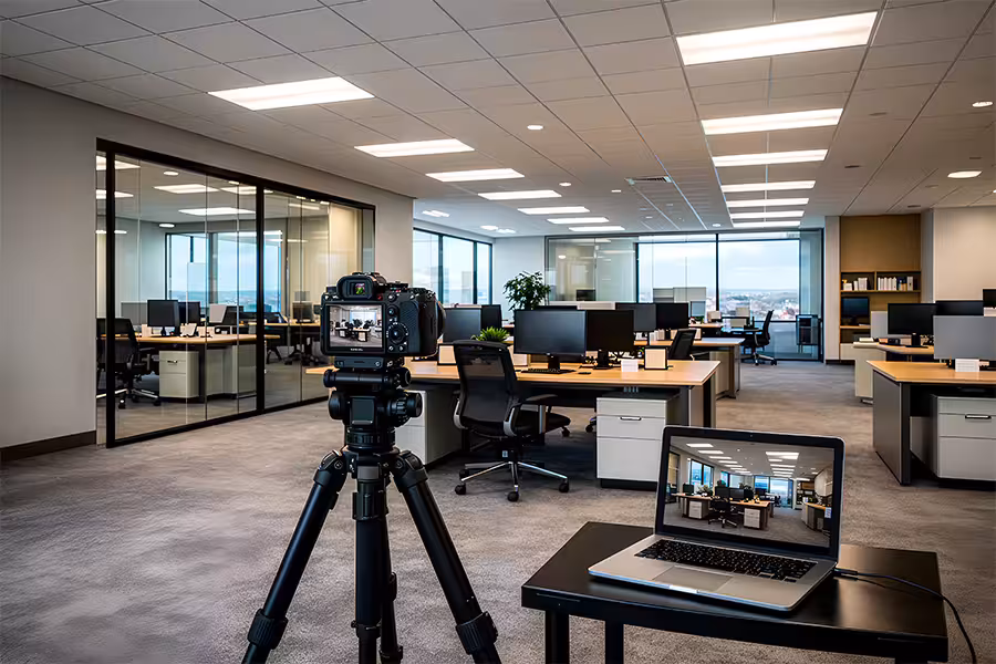 Professional corporate photography services for office and business environments